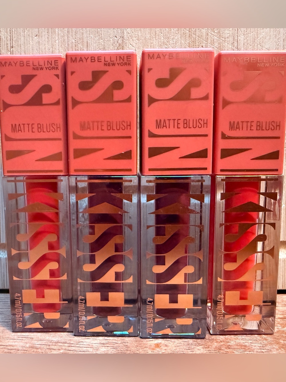 Maybelline Sunkisser Liquid Blushes 2 Berry Brunch 2 Hot Pink Summer Bundle New